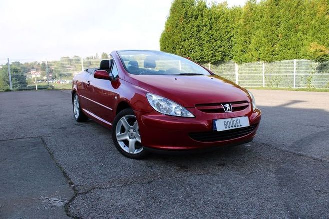 Peugeot 307 CABRIOLET 2L 16V PREMIUM 138 CV GPS CUIR Rouge de 2005