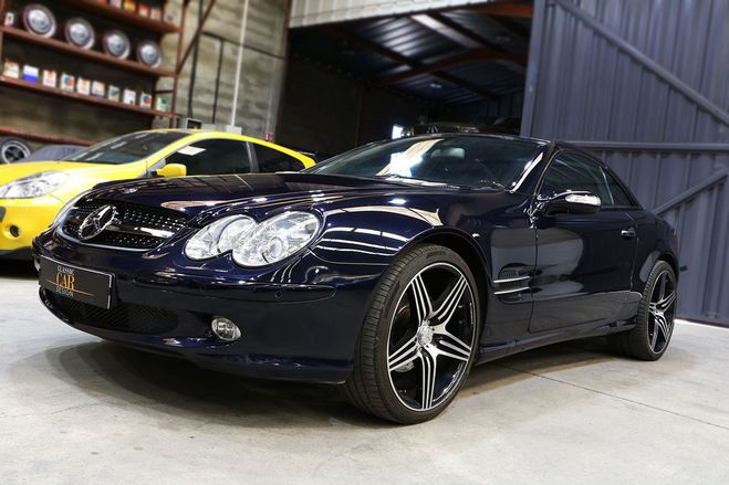 Mercedes Classe SL 350 SL R230 bleu de 2005