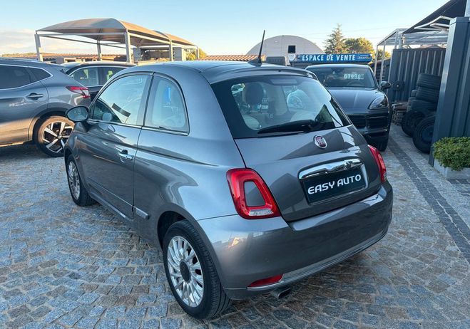 Fiat 500 1.2 69 ch Eco Pack S-S Lounge Gris de 2016