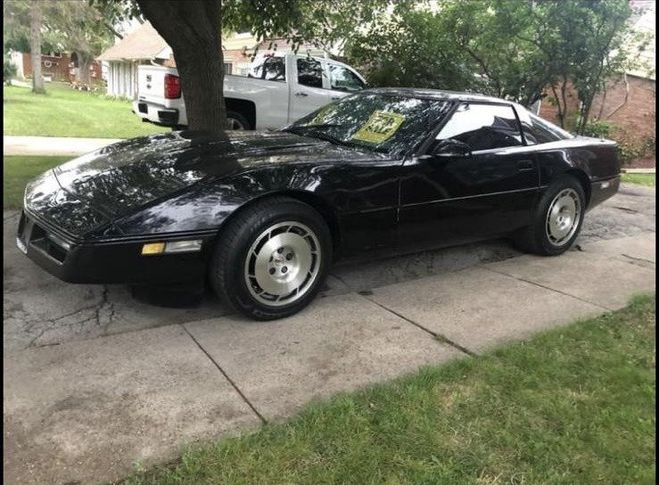 Chevrolet Corvette C4 5,7L V8 BVA - 1986 - 7800? NOIR de 1986