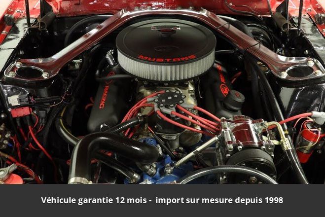 Ford Mustang 1967 convertible 289 ci 200 hp code c 5  Rouge de 1967