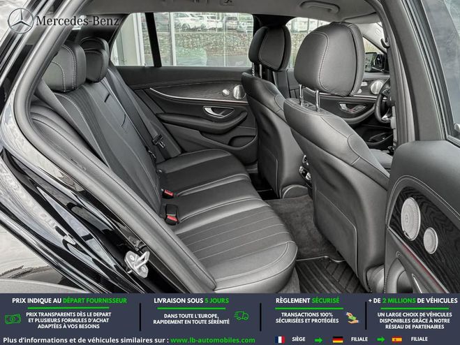 Mercedes Classe E 220 CDI BVA Noir M�tallique de 2017