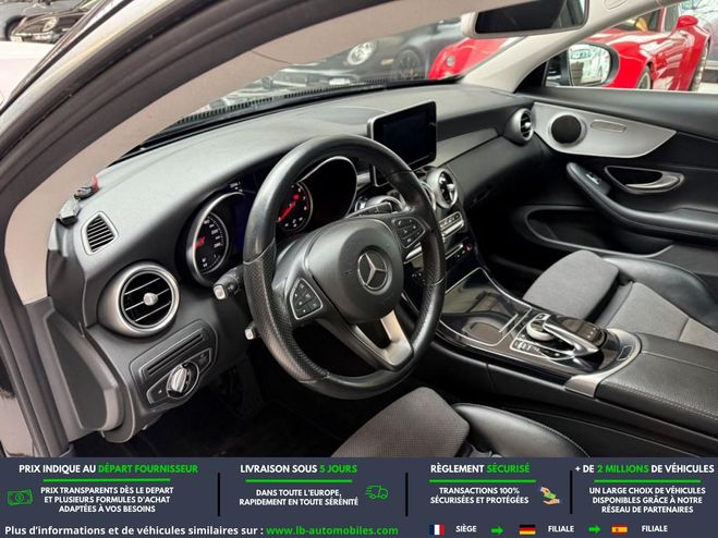 Mercedes Classe C 180 BVA Noir M�tallique de 2017