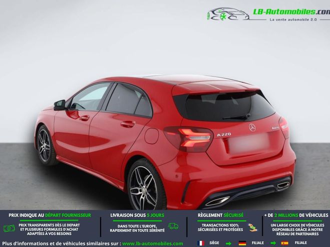 Mercedes Classe A 220 BVA Rouge M�tallique de 2016