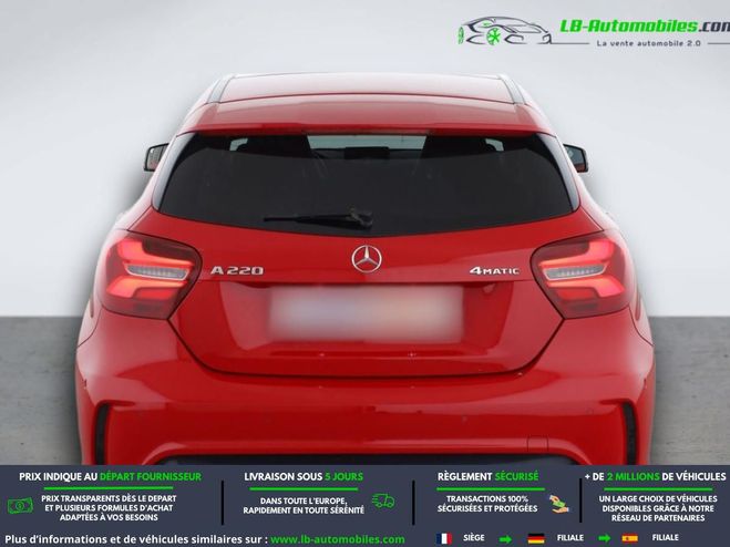 Mercedes Classe A 220 BVA Rouge M�tallique de 2016