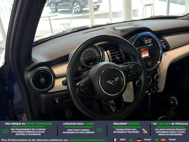 Mini Cabrio One 102 ch BVM Bleu M�tallique de 2019