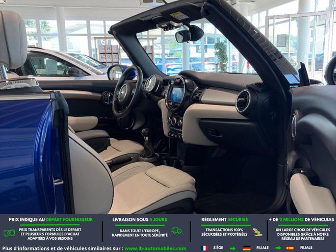 Mini Cabrio One 102 ch BVM Bleu M�tallique de 2019