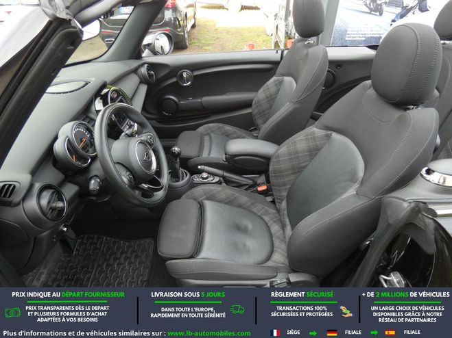 Mini Cabrio One 102 ch BVM Noir M�tallique de 2019