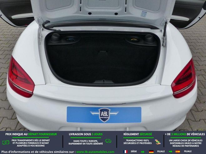 Porsche Boxster 2.7i 265 ch BVA Blanc de 2015