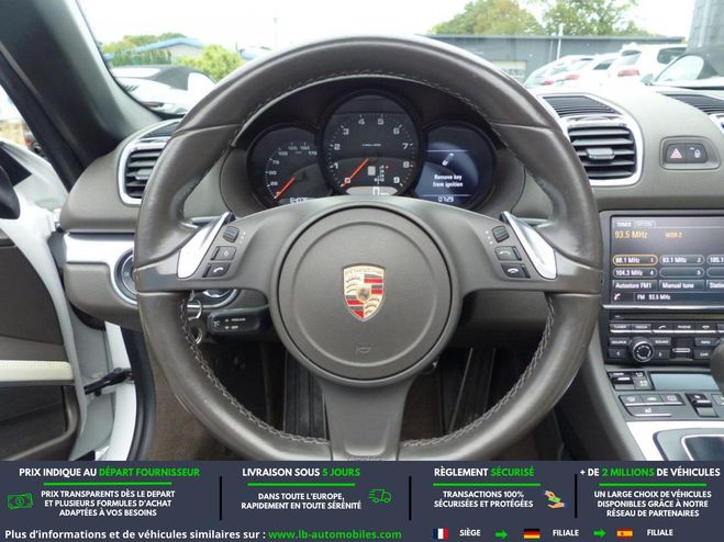 Porsche Boxster 2.7i 265 ch BVA Blanc de 2015