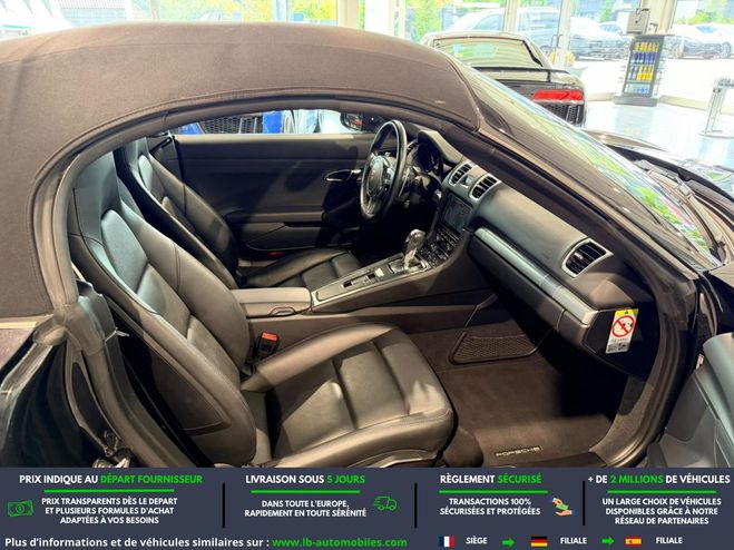 Porsche Boxster 2.7i 265 ch BVA Noir M�tallique de 2013