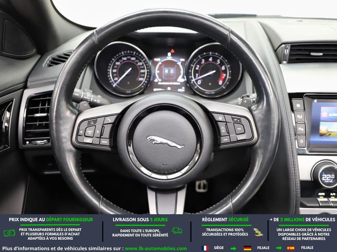 Jaguar F-Type Cabriolet V6 3L  340 ch BVA Blanc M�tallique de 2016