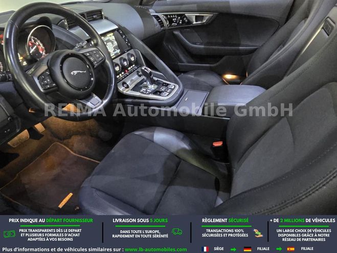 Jaguar F-Type Cabriolet V6 3L  340 ch BVA Noir M�tallique de 2016