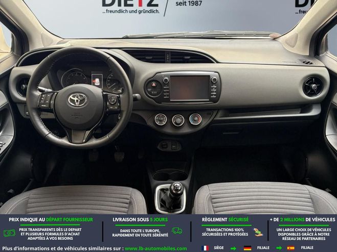 Toyota Yaris 70 VVT-i BVM Noir de 2019