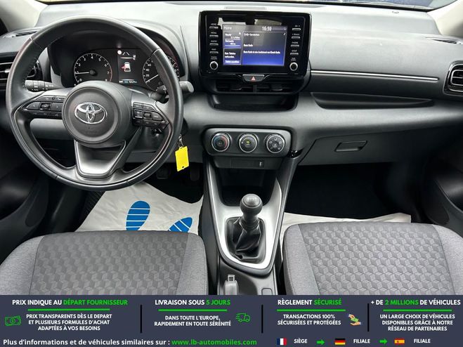 Toyota Yaris 70 VVT-i BVM Blanc de 2021