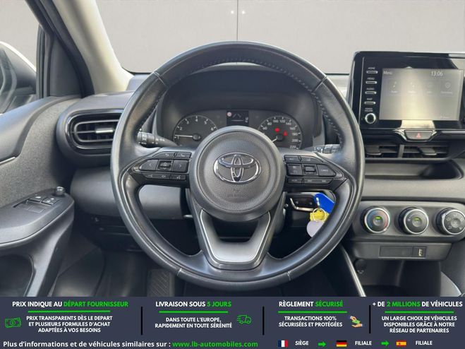 Toyota Yaris 70 VVT-i BVM Blanc de 2021