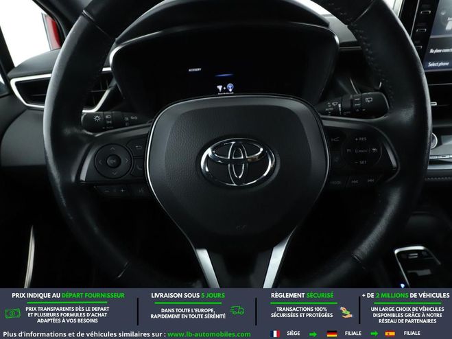 Toyota Corolla Hybride 184h BVA Rouge M�tallique de 2021