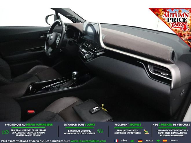 Toyota C HR Hybride 122 ch BVA Blanc de 2017