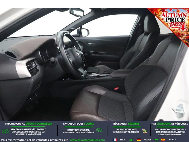 Toyota C HR Hybride 122 ch BVA Blanc de 2017