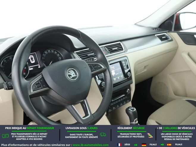 Skoda Rapid 1.4 TSI 125 ch BVA Rouge M�tallique de 2015