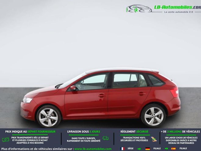 Skoda Rapid 1.4 TSI 125 ch BVA Rouge M�tallique de 2015