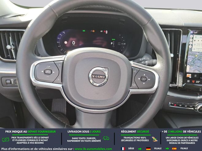 Volvo XC60 T6 AWD 253 ch + 87 ch BVA Bleu de 2021