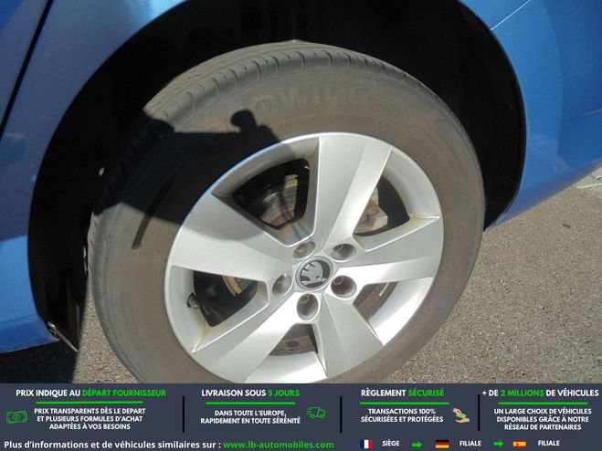 Skoda Fabia 1.2 TSI 110 ch BVM Bleu M�tallique de 2017