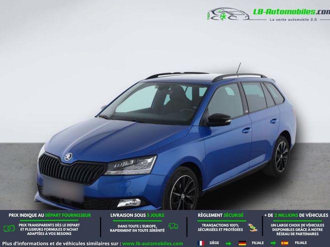 Skoda Fabia 1.0 TSI 110 ch BVA Bleu M�tallique de 2019