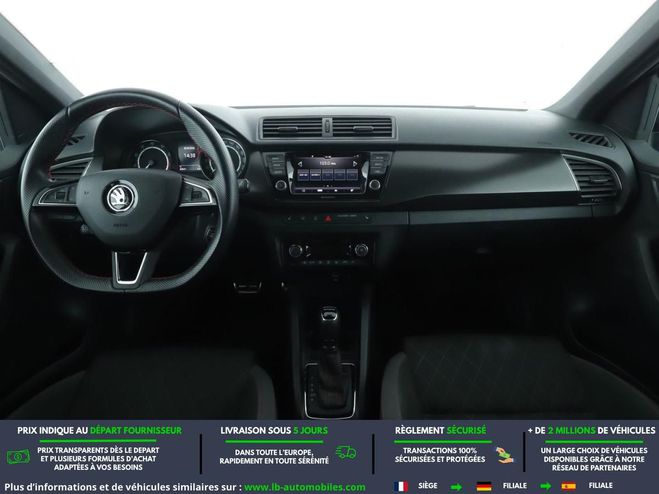 Skoda Fabia 1.0 TSI 110 ch BVA Bleu M�tallique de 2019