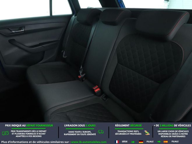 Skoda Fabia 1.0 TSI 110 ch BVA Bleu M�tallique de 2019