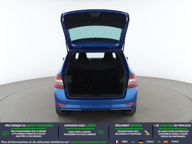 Skoda Fabia 1.0 TSI 110 ch BVA Bleu M�tallique de 2019