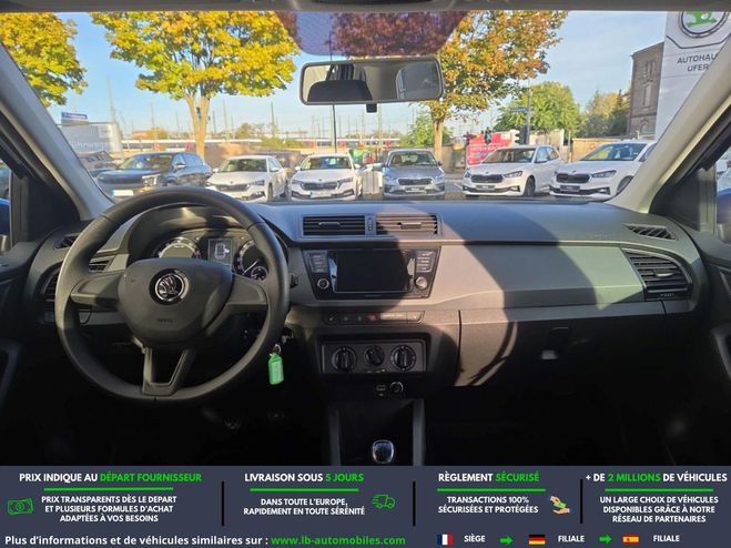 Skoda Fabia 1.0 MPI 75 ch BVM Bleu M�tallique de 2018