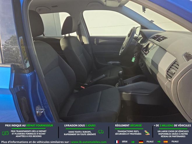 Skoda Fabia 1.0 MPI 75 ch BVM Bleu M�tallique de 2018