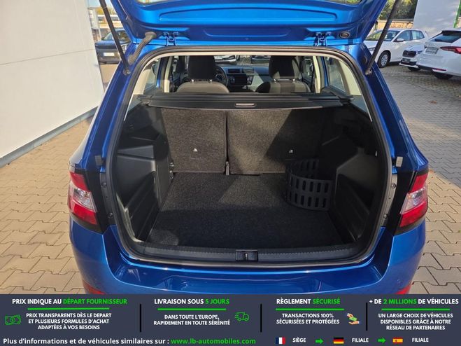 Skoda Fabia 1.0 MPI 75 ch BVM Bleu M�tallique de 2018