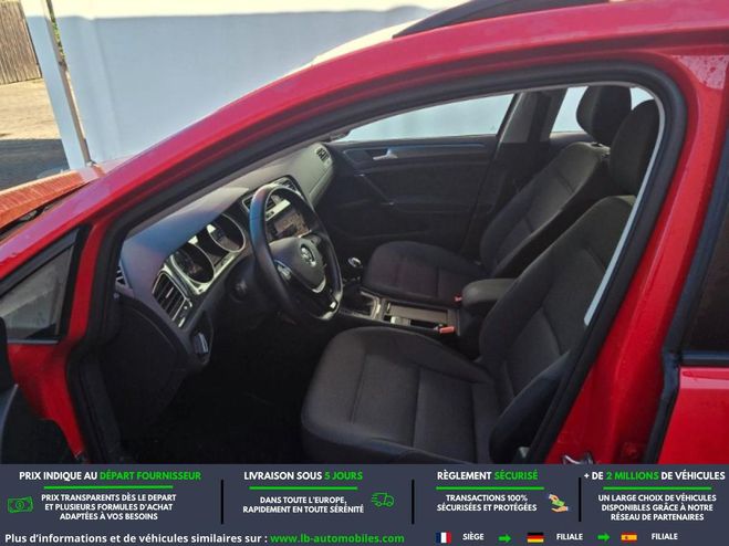 Volkswagen Golf 1.6 TDI 115 BVM Rouge de 2019