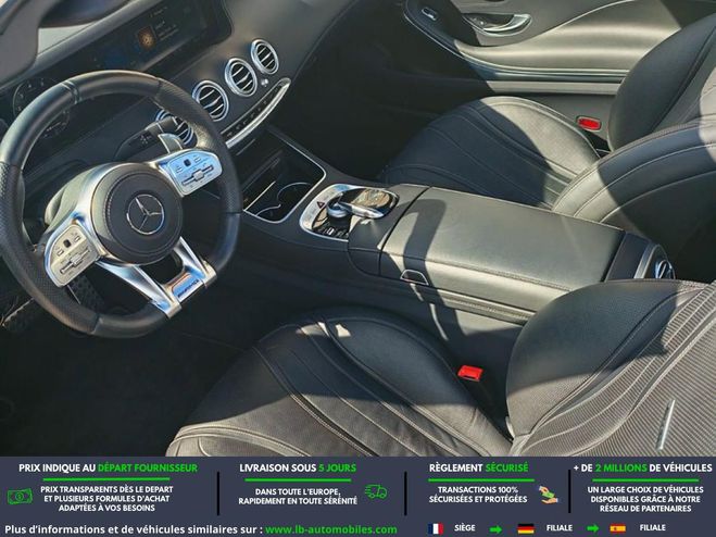Mercedes Classe S 63 S AMG Noir M�tallique de 2019