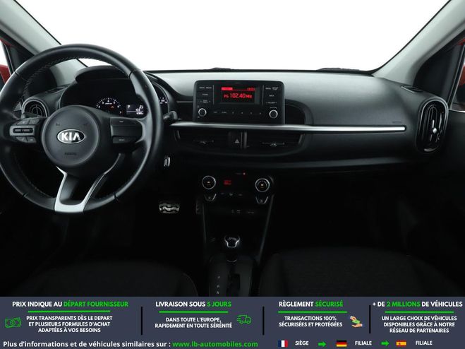 Kia Picanto 1.2L 84 ch BVA Rouge M�tallique de 2018