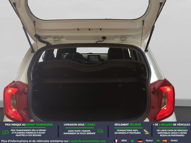 Kia Picanto 1.2L 84 ch BVM Blanc de 2019