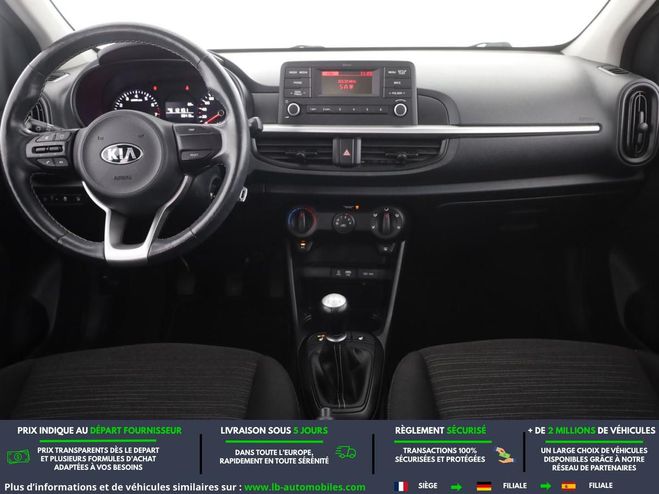 Kia Picanto 1.2L 84 ch BVM Blanc de 2018