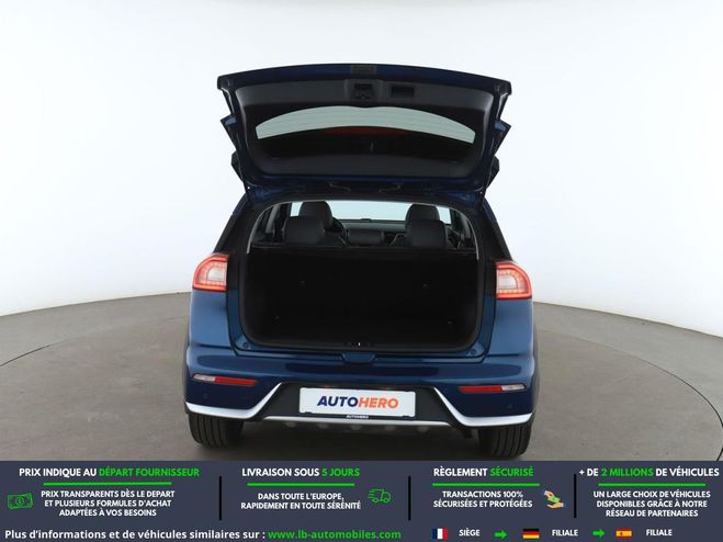 Kia Niro 1.6 GDi Hybride Rechargeable 141 ch BVA Bleu M�tallique de 2019