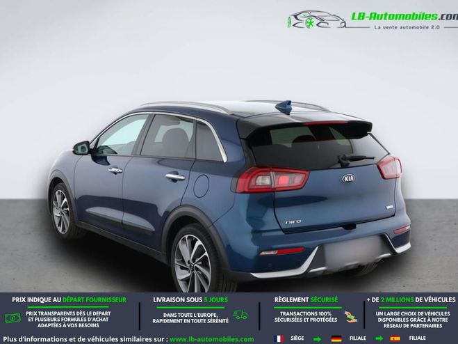 Kia Niro 1.6 GDi Hybride Rechargeable 141 ch BVA Bleu M�tallique de 2019