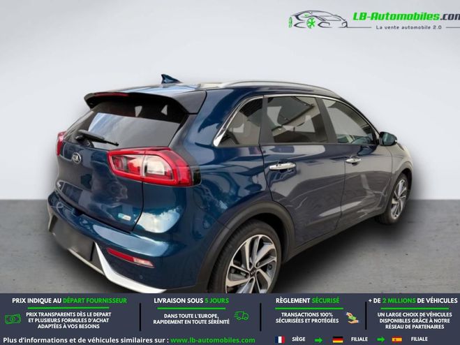 Kia Niro 1.6 GDi Hybride Rechargeable 141 ch BVA Bleu M�tallique de 2016