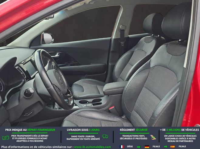 Kia Niro 1.6 GDi Hybride Rechargeable 141 ch BVA Rouge M�tallique de 2017
