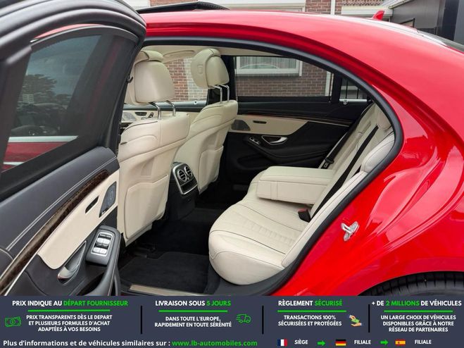 Mercedes Classe S 500 Rouge M�tallique de 2017