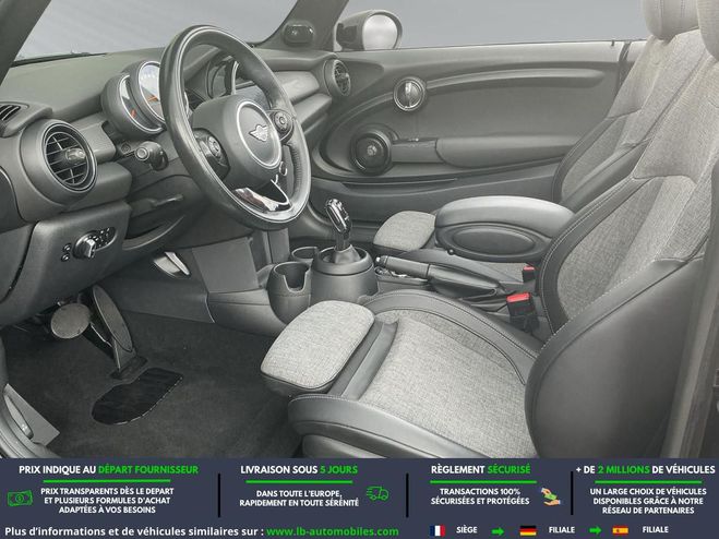 Mini Cabrio 136 ch BVA Noir M�tallique de 2020
