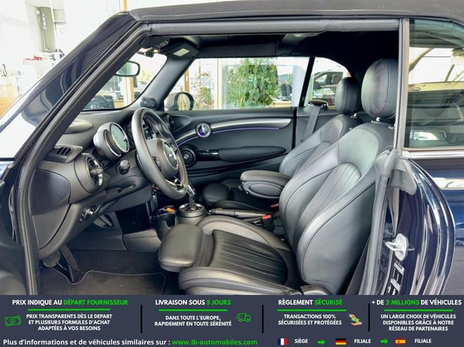 Mini Cabrio S 192 ch BVA Noir M�tallique de 2020