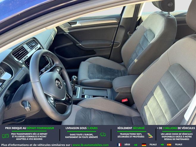Volkswagen Golf 1.4 TSI 125 BVM Bleu M�tallique de 2018