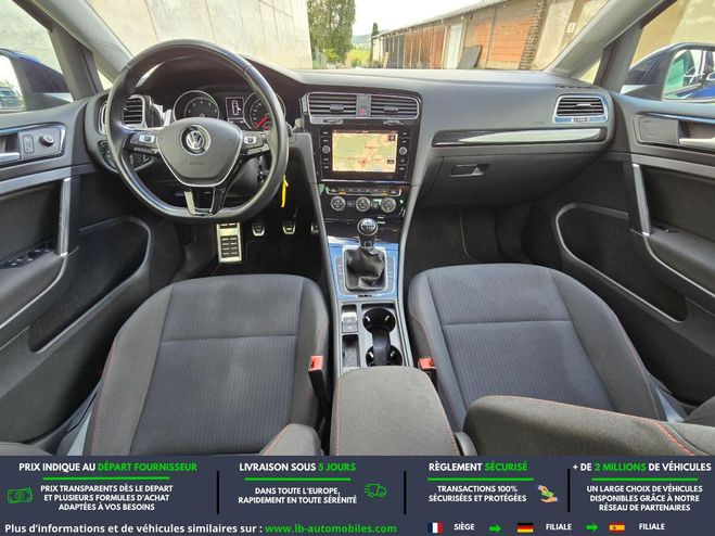 Volkswagen Golf 1.4 TSI 125 BVM Bleu M�tallique de 2017