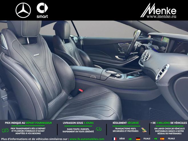 Mercedes Classe S 63 S AMG 4Matic+ Noir M�tallique de 2018