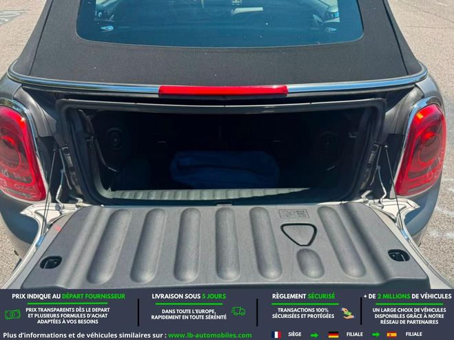 Mini Cabrio One 102 ch BVM Argent� de 2018